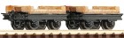 34607 Roco Narrow gauge Two-unit bridge truck set